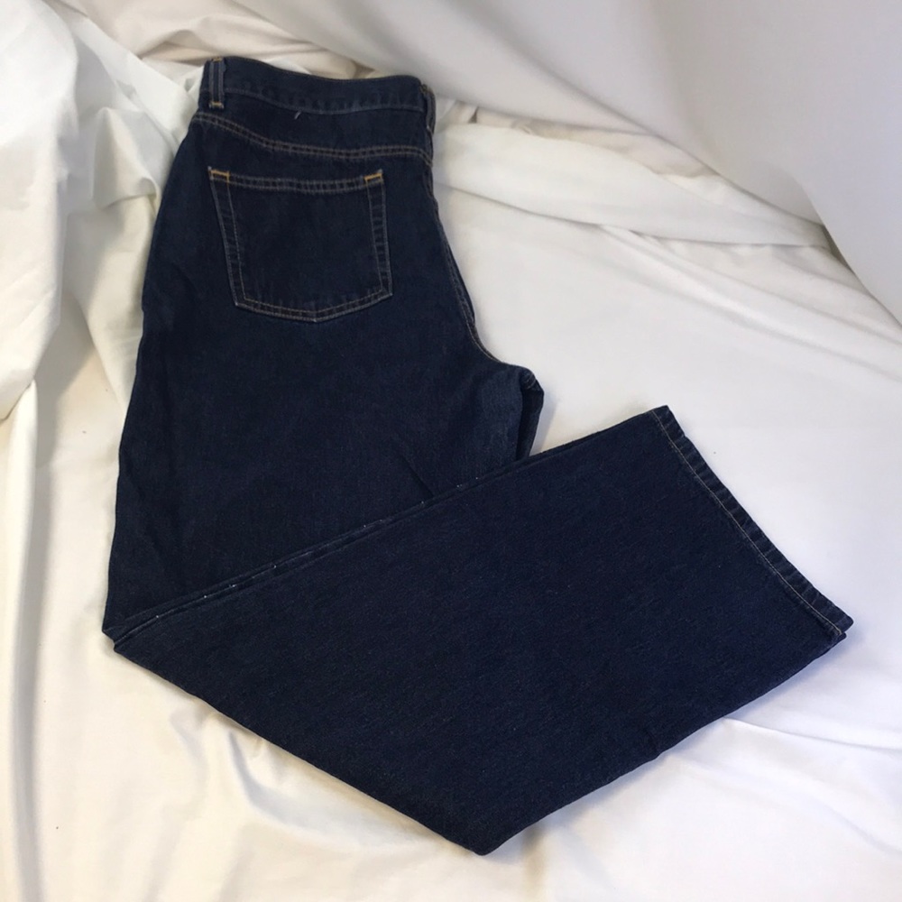 Xhilaration Dark Blue Denim Jeans Straight Legs Size 15